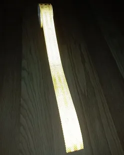 Taśma odblaskowa samoprzylepna konturowa-mikropryzmatyczna, żółta