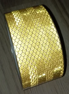 Taśma odblaskowa samoprzylepna konturowa-mikropryzmatyczna, żółta