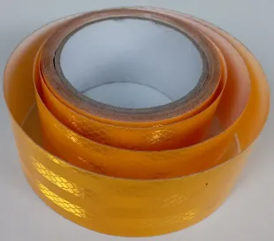 Taśma odblaskowa samoprzylepna konturowa-mikropryzmatyczna, żółta