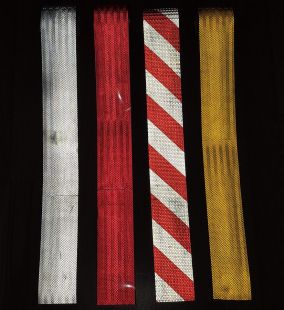 Taśma odblaskowa samoprzylepna konturowa-mikropryzmatyczna, żółta, neon