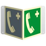 Telefon alarmowy - znak ewakuacyjny, przestrzenny, ścienny 3D - Fotoluminescencyjne znaki bezpieczeństwa Telefon alarmowy - znak ewakuacyjny, przestrzenny, ścienny 3D - Fotoluminescencyjne znaki bezpieczeństwa