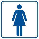 Toaleta damska 1 - znak informacyjny - RA015 - Dlaczego warto stosować piktogramy informacyjne do oznakowania przestrzeni?