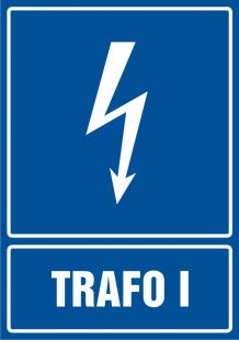 Trafo 1 - znak sieci elektrycznych - HG040