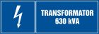 Transformator 630 kVA - znak elektryczny