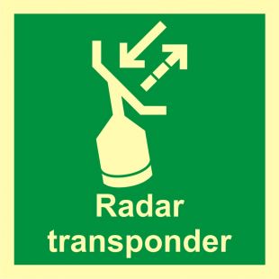 Transponder poszukiwawczo-ratunkowy (SART) - znak morski - FB019