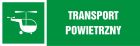Transport powietrzny - znak informujący - NA106