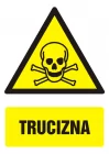 Trucizna - znak bhp ostrzegający, informujący - GF006