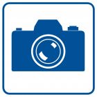 Tu wolno fotografować - znak informacyjny - RA084