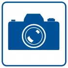 Tu wolno fotografować - znak informacyjny - RA084