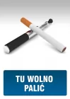 Tu wolno palić 3 - znak informacyjny - PC514