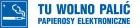 Tu wolno palić papierosy elektroniczne - znak informujący - NE029