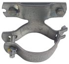 Uchwyt krawędziowy, jednostronny, mocowanie do znaku drogowego - metalowy ocynkowany, obejma na słupek