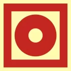 Uruchamianie ręczne - znak przeciwpożarowy ppoż - BA013