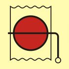 Urządzenie do wewnętrznego zamknięcia wentylacji - znak morski - FA054