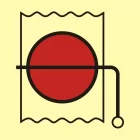 Urządzenie do wewnętrznego zamknięcia wentylacji - znak morski - FA054