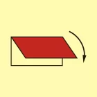 Urządzenie do zew. zamknięcia wentylacji wyciąg - znak morski - FA061