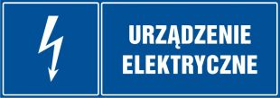 Urządzenie elektryczne - znak sieci elektrycznych - HH016