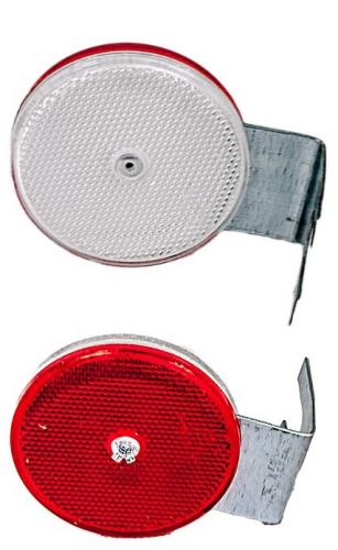 Urządzenie odblaskowe U-1c do bariery drogowej - uchwyt stalowy ocynkowany - Tablice prowadzące na zakrętach