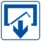 Uwaga! Drzwi zamykają się samoczynnie. Nie zamykaj na siłę 2 - znak informacyjny - RA067