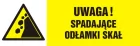 Uwaga! Spadające odłamki skał - znak ostrzegający, informujący - NA020