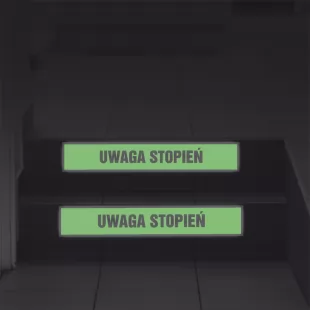 Uwaga stopień - znak ewakuacyjny - AC209