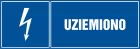 Uziemiono - znak elektryczny