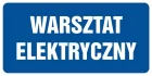 Warsztat elektryczny - znak informacyjny - PB080