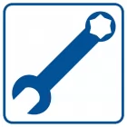 Warsztat - znak informacyjny - RA059