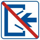 Wejście zamknięte - znak informacyjny - RA500