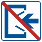 Wejście zamknięte - znak informacyjny - RA500