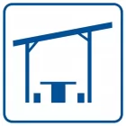 Wiata turystyczna - znak informacyjny - RA095