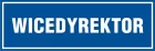 Wicedyrektor - znak informacyjny - PB160