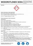 Wodorotlenek sodu - etykieta chemiczna, oznakowanie opakowania - LC017 - Oznakowanie substancji żrących Wodorotlenek sodu - etykieta chemiczna, oznakowanie opakowania - LC017 - Oznakowanie substancji żrących