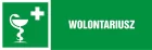 Wolontariusz - znak informujący - NA154