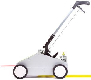 Wózek do malowania linii drogowych sprayem Ampere Traffic