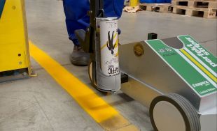 Wózek do malowania linii drogowych sprayem Ampere Traffic