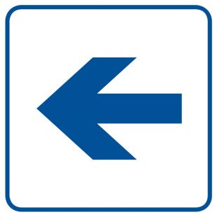 Wskazanie kierunku - znak informacyjny - RA041