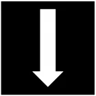 Wskaźnik uprzedzający o braku drogi hamowania W19 - znak kolejowy