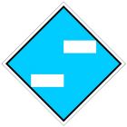 Wskaźnik We1 48x48 cm - znak kolejowy na liniach zelektryfikowanych