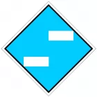 Wskaźnik We1 48x48 cm - znak kolejowy na liniach zelektryfikowanych