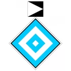 Wskaźnik We4b 48x48, 20x20 cm - znak kolejowy na liniach zelektryfikowanych