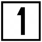 Wskaźnik zmiany prędkości W27a - znak kolejowy