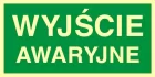 Wyjście awaryjne - znak ewakuacyjny - AC007