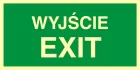 Wyjście exit - znak ewakuacyjny - AC001 - AC001 Wyjście exit - znak ewakuacyjny - AC001