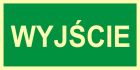 Wyjście - znak ewakuacyjny - AC051