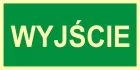 Wyjście - znak ewakuacyjny - AC051