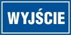 Wyjście - znak informacyjny - PB062 - PB062 Wyjście - znak informacyjny - PB062