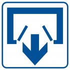 Wyjście - znak informacyjny - RA068