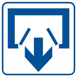 Wyjście - znak informacyjny - RA068