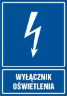 Wyłącznik oświetlenia - znak elektryczny